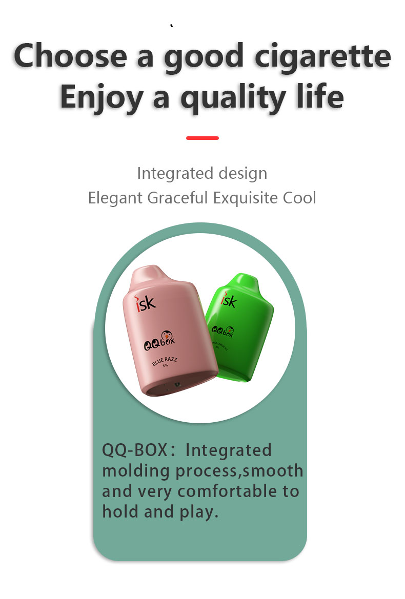 QQ-Box wiederaufladbarer Einweg E-Zigarette 5000 Züge